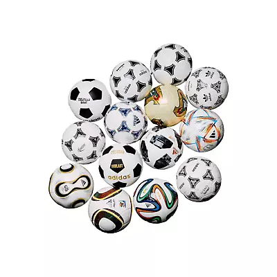 BRAND NEW Adidas Historical FIFA World Cup Mini Ball Set 2022 • $275