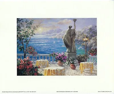 Never Framed 2002 Wall Art And Decor Mediterranean Splendor By Nickey Boehme • $8.98