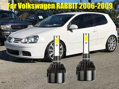 LED For VW RABBIT 2006-2009 Headlight Kit H7 6000K White CREE Bulbs Low Beam • $24.96