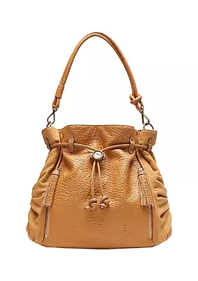 Mimco Fintasia Leather Tan Tote Bag Size O/S • $96.50
