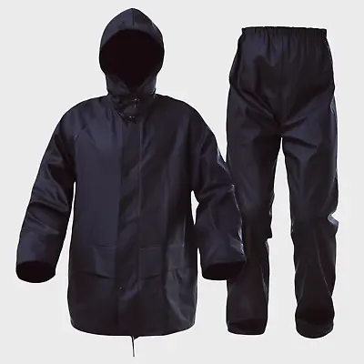 Rain Suits For Men Waterproof Rain Jacket Coat Pants Heavy Duty Women Fishing • $29.99