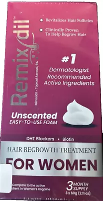 Women's Minoxidil 5% Fast ShipHair Regrowth Treatment 3 Month Supply Sealed NEW! • $32.99