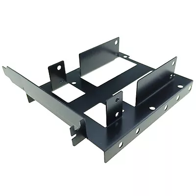 $24.95 • Buy 2.5  Dual SSD 3.5  HDD To PCI PCIe Mount Bracket Hard Disk Drive Adapter Case