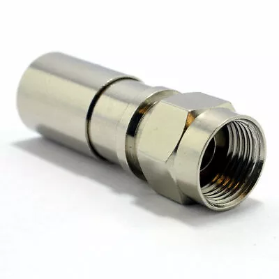 Professional Compression F Type Crimp Plug Connector Waterproof End [006989] • £2.15