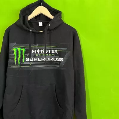 M Monster Energy Drink Supercross Balck Green Hoodie • $21.49