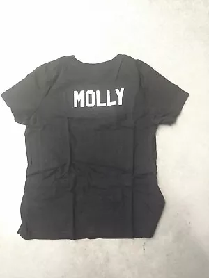 Black Womens Tshirt Size M Molly Heart Rave Mdma   FREE SHIPPING • £10.45