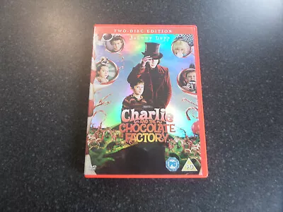 Charlie And The Chocolate Factory DVD Johnny Depp 2 Disc Edition In VGC L@@K!! • £2.89