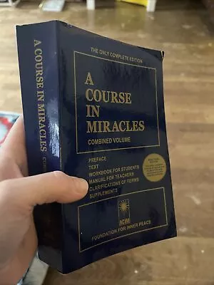 A Course In Miracles: Combined Volume Book The Cheap Fast Free Post • £15