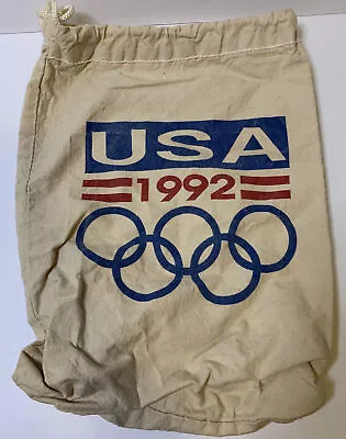 USA 1992 Olympics Canvas Draw String Bag • $8.24