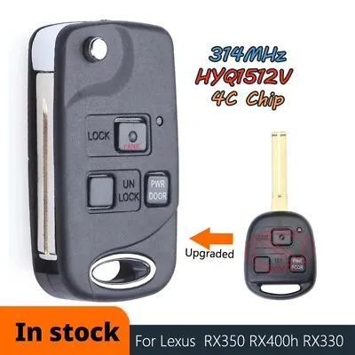 Replacement For Lexus RX330 HYQ1512V 4C Chip Remote Car Key Fob Smart Keyless • $19.71