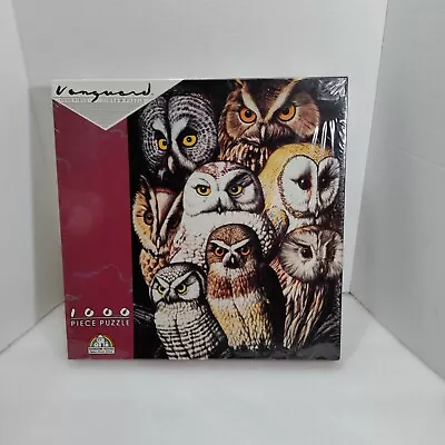 Vintage 1000 Piece Random House Vanguard Series Puzzle Featuring - OWLS  Sealed • $19.98