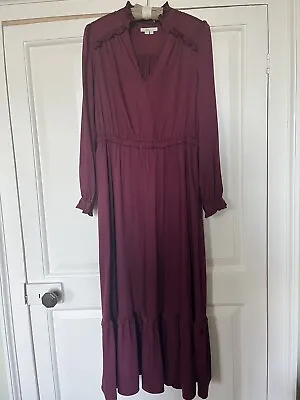 £28 • Buy Boden Burgundy Dress Size 14