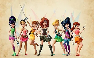 £6.99 • Buy TINKERBELL AND THE PIRATE FAIRY GIRLS Movie TAT01 A3 A4 Kids Room POSTER PRINT