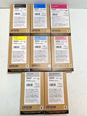 Genuine Epson Ink Set Stylus Pro 7880 9880 Dates: 2023 • $409.95