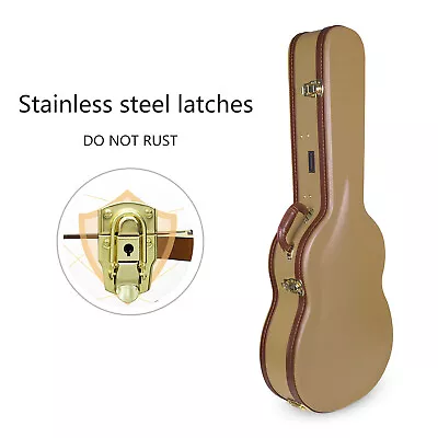 Crossrock Deluxe Super Jumbo & Similar Acoustic Guitar Arch Top Wood Guitar Case • $147.99