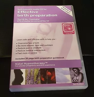 Effective Birth Preparation Self Hypnosis Audio Cd + Extra Cd • £2.99