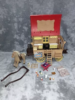 Sylvanian Families Gypsy Caravan With Working Light • £25