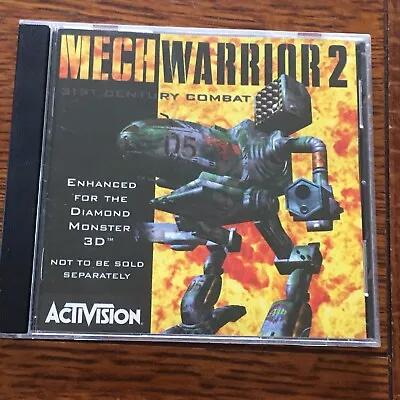 MechWarrior 2 31st Century Combat Enhanced For The Diamond Monster 3D CD-ROM • $19.99