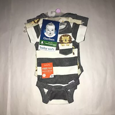 Gerber Preemie 3pc Onesies Set New • $9.89