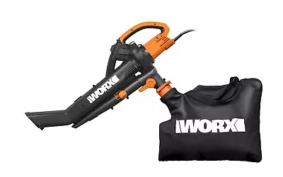 WORX WG505E 3000W Corded Electric Trivac Garden Leaf Blower Mulcher And Vacuum • £89.99