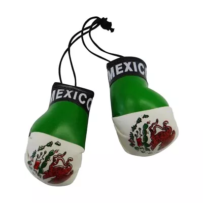 Mini Boxing Gloves Olympics Soccer Car Mirror Hanging Décor Mexico • $9.99