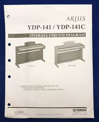 Yamaha Arius Digital Piano Circuit Diagram / YDP-141 141C • £20.07