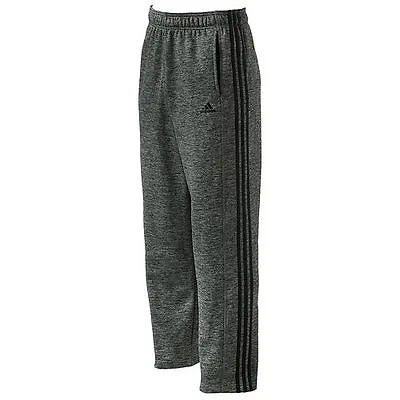 ADIDAS Men's 3 Stripe Tech Fleece Pants GrayBlack Climawarm 2XL RT$55 NEW U2 • $16.49