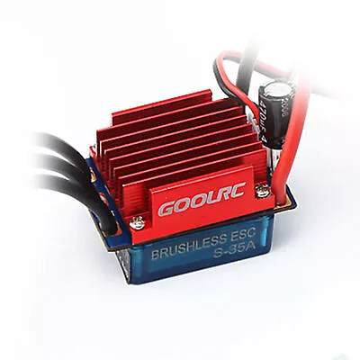 GOOLRC 35A Brushless ESC Electric Speed Controller For 1/16 1/18 RC Car G7A8 • $16.49