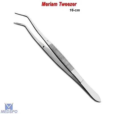 Dental Meriam Tweezers Medical Nursing Cotton Dressing Tissue Forceps Instrument • $6.99