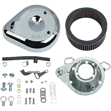 S&S Cycle 17-0404 Teardrop Air Cleaner Kit - Super E & G • $275.93