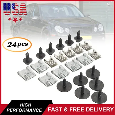 Engine Undertray Splashguard Fasteners Clips Screws For Mercedes Benz C E CLS US • $13.29