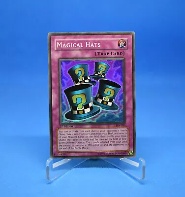 Yu-Gi-Oh! Magical Hats [PSV-033] Super Rare 1st Ed VLP Holo Bleed • $30