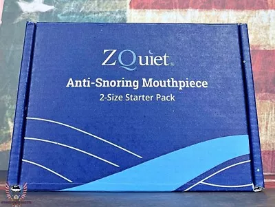 Z QUIET Anti-Snoring Mouthpiece 2-Size Starter Pack & Case SEALED BOX AUTHENTIC! • $88.95