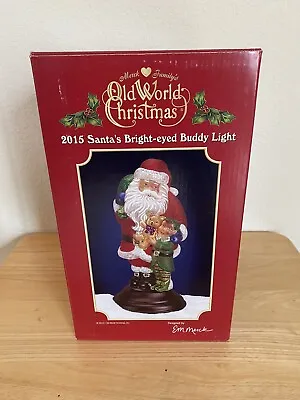 2015 Old World Merck Family Christmas Santa Light Lamp New Open Box • $89.99