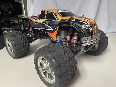 Traxxas TMaxx RTR 3.3 4x4 Model 4909 Nitro Reverse 2 Speed Runs Great. • $325