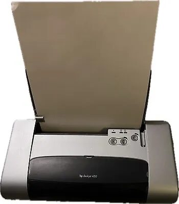 HP Deskjet 450 Mobile Inkjet Printer In Gray W/ Charger • $69.99