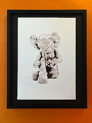 DEATH NYC Hand Signed LARGE Print Framed 16x20in COA KAWS PERSONAGE MURAKAMI  B • $295