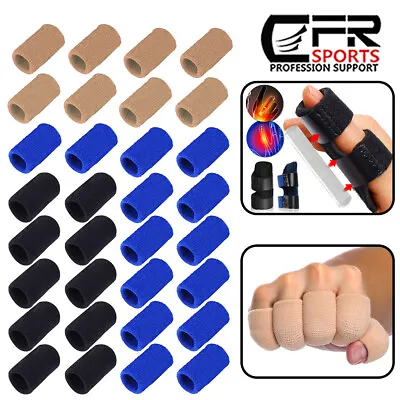 Finger Sleeves Splint Brace Finger Support Pain Arthritis Trigger Compression HG • $9.79