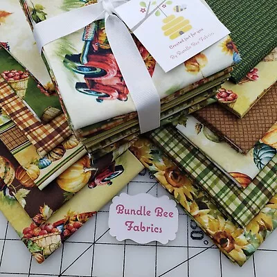 HARVEST~MICHAEL MILLER Fat Quarter Bundle Of (12) New Quilting 100% Cotton • $31.99