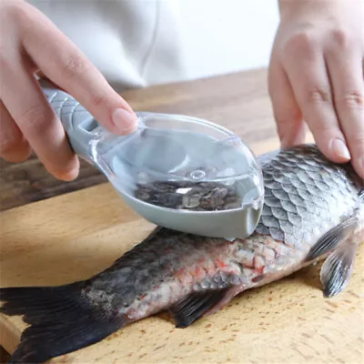 Plastic Fish Scales Brush Shaver Remover Cleaner Descaler Skinner Scaler Tool-yk • $17.09