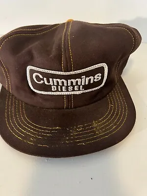 Brown Trucker Hat - Cummins Diesel - Hat Has Some Wear - K Products • $9.99