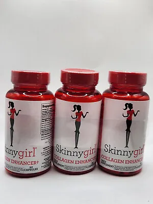 SkinnyGirl COLLAGEN ENHANCER VirMax 90 Capsules 3 BOTTLES EXP 7/24 • $17.49