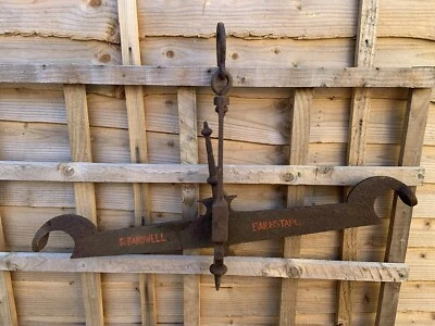 £30 • Buy Vintage Cast Iron Butchers Farmers Hanging Scales Barnstable