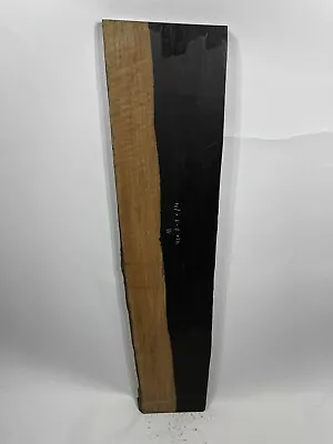 Gabon Ebony African Rough Lumber 42 X 8  To 9 X 1-1/4  18lbs. Quarter Saw Ebony • $418.36