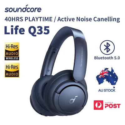$178.46 • Buy Anker Soundcore Life Q35 Wireless Headphone Bluetooth Over-Ear Headset Stereo