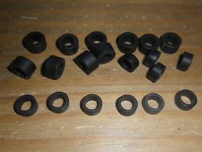 Scalextric New Grippy 10 Front + 10 Rear Micro / MR1 Car Tyres SUPERB Spares • £10.79