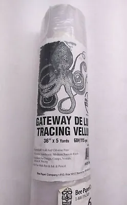 Aquabee #441 Gateway Deluxe Tracing Vellum Roll - 36  X 5 Yd • $18.99