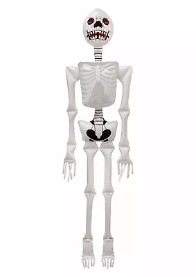 Halloween Inflatable Skeleton Spooky 183cm Life Size Party Props Blow Up • £5.25