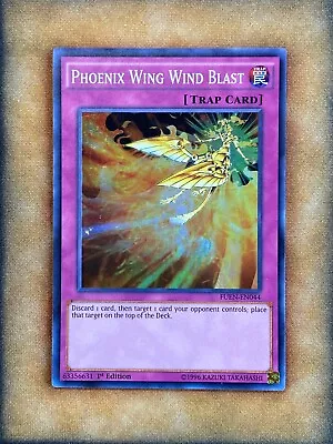 Yugioh Phoenix Wing Wind Blast FUEN-EN044 Super Rare 1st Ed NM • $2.94