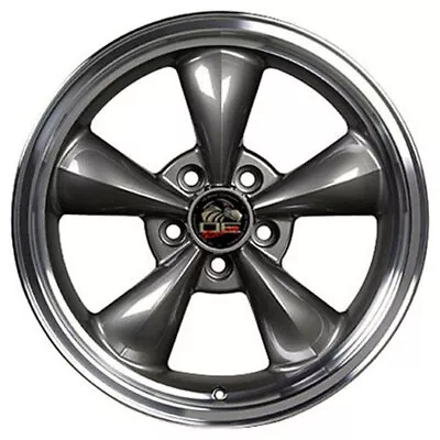 18  Anthracite W/Machined Lip Wheel [18x9] Fit For Mustang - Bullitt Style Rim  • $207.19